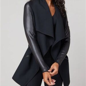 SPANX Black Drape Front Jacket 2x